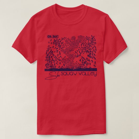 Oh Ski Squaw Valley T-shirt (Design voorkant)
