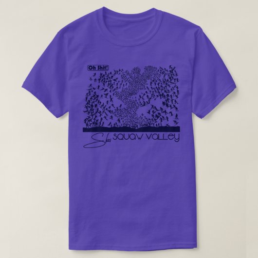 Oh Ski Squaw Valley T-shirt (Design voorkant)