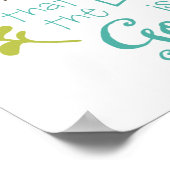 Oh Smaak en zie Decoratieve Kunstafdrukken Poster (Hoek)