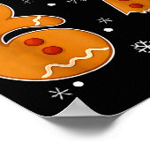 Oh Snap 67 Gingerbread Man Adult Kids Men Women Ch Poster (Hoek)