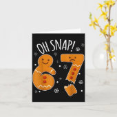 Oh Snap 67 Kerstman Volwassenen Kinderen Mannen Vr Kaart (Gele Bloem)
