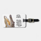 OH SNAP - Angry Gator Bagagelabel (Voorkant horizontaal)