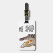 OH SNAP - Angry Gator Bagagelabel (Voorkant verticaal)