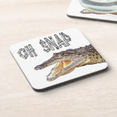 OH SNAP - Angry Gator Bier Onderzetter (Linkerzijde)