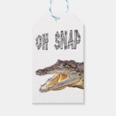 OH SNAP - Angry Gator Cadeaulabel (Voorkant)