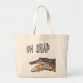 OH SNAP - Angry Gator Grote Tote Bag (Voorkant)