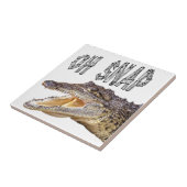 OH SNAP - Angry Gator Tegeltje (Zijkant)