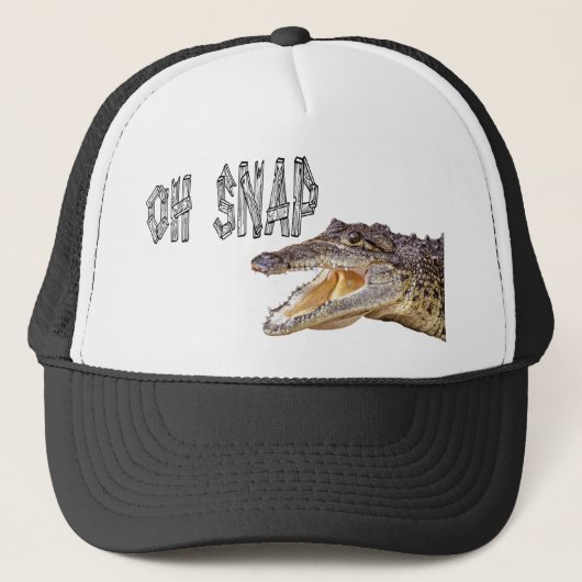 OH SNAP - Angry Gator Trucker Pet (Voorkant)