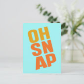 Oh Snap Briefkaart (Staand voorkant)
