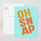 Oh Snap Briefkaart (Voorkant / Achterkant)