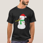 Oh Snap Broken Nose Arm Snowman Christmas T Shirt<br><div class="desc">Oh Snap Broken Nose Arm Snowman Christmas T Shirt</div>