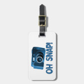 Oh Snap Camera Bagagelabel (Voorkant verticaal)