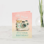 Oh Snap | Camera Birthday Kaart (Voorkant)