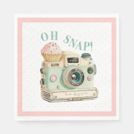 Oh Snap | Camera Birthday Servet