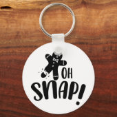 Oh Snap Cookie Kerstmis Sleutelhanger (Voorkant)
