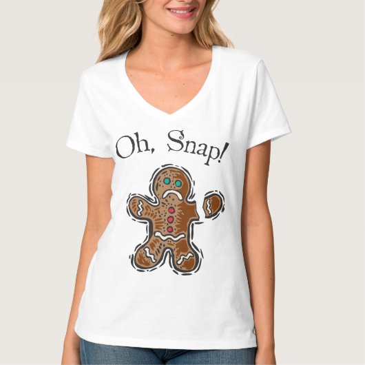 Oh, Snap Cookie T-shirt (Voorkant)