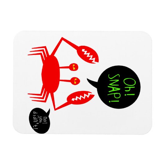 "Oh! Snap!" Flexibel magnet Magneet (Horizontaal)