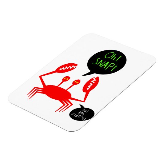 "Oh! Snap!" Flexibel magnet Magneet (Linkerzijde)