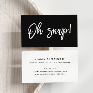 Oh Snap   Fotograaf Visitekaartje