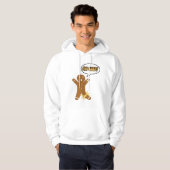 Oh Snap Funny Gingerbrood Cookie Man Hoodie (Voorkant volledig)