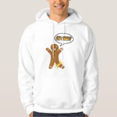 Oh Snap Funny Gingerbrood Cookie Man Hoodie (Voorkant)