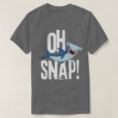 Oh Snap Funny Hammerhead Shark Lover Graphic Kinde T-shirt (Design voorkant)