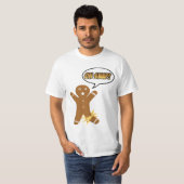 Oh Snap Funny Holiday Gingerbrood Man Shirt (Voorkant volledig)