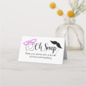 OH SNAP Gevouwen tabelkaartfotocabine Plaatskaartje (Achterkant)