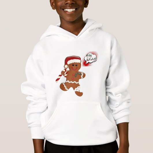 Oh Snap Ginger Snap Cookie Grappig Hoodie Design (Voorkant)