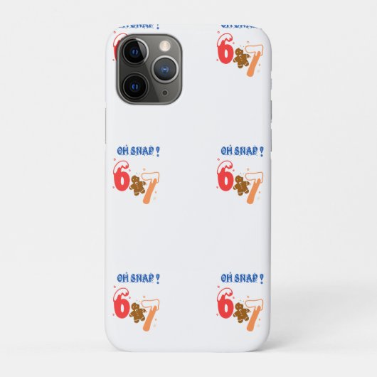 Oh Snap Gingerbread 67 Case-Mate iPhone Case (Achterkant)