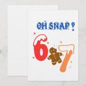 Oh Snap Gingerbread 67 Kaart (Voorkant / Achterkant)