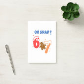 Oh Snap Gingerbread 67 Post-it® Notes (Kantoor)