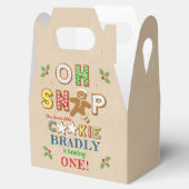 Oh Snap! Gingerbread Cookie Any Age Birthday Bedankdoosjes (Geopend)