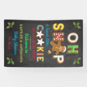 Oh Snap! Gingerbread Cookie Baby Shower Welcome Spandoek (Horizontaal)