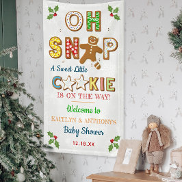 Oh Snap! Gingerbread Cookie Baby Shower Welcome Spandoek