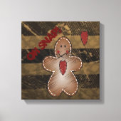 Oh Snap Gingerbread Man | Christmas Canvas Afdruk (Voorkant)