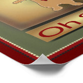 Oh Snap Gingerbread Man | Christmas Poster (Hoek)