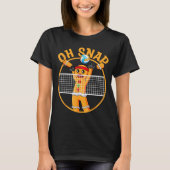 Oh Snap Gingerbread Man Christmas Volleyball  T-shirt (Voorkant)