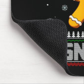 Oh Snap Gingerbread Man Cookie Baking Ugly Christm Muismat (Hoek)