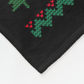 Oh Snap Gingerbread Man Cookie Christmas Funny Ugl Fleece Deken (Hoek)