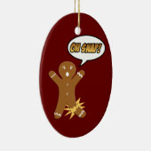 Oh Snap Gingerbread Man Cookie Christmas Ornament (Rechts)