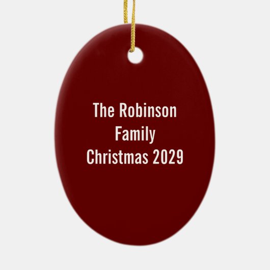 Oh Snap Gingerbread Man Cookie Christmas Ornament (Achterkant)