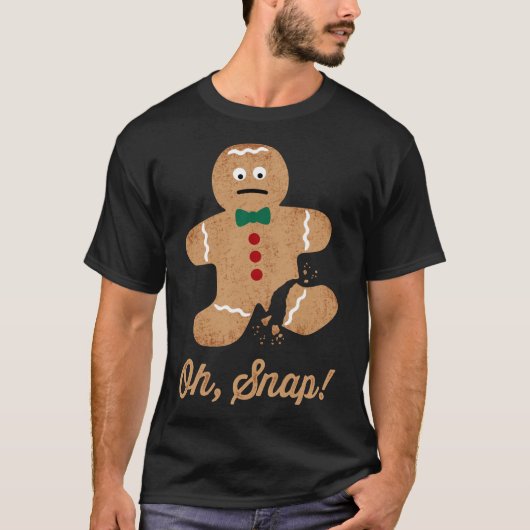 Oh, Snap! Gingerbread Man  Essential T-Shirt (Voorkant)