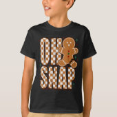 Oh Snap Gingerbread Man Shirt Adult Kids Men Women (Voorkant)