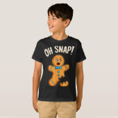 Oh Snap Gingerbread Man Shirt Adult Kids Men Women (Voorkant volledig)