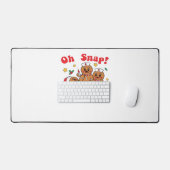 Oh Snap Gingerbread School Nurse Christmas Classic Bureaumat (Keyboard & Muis)