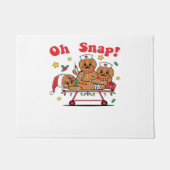 Oh Snap Gingerbread School Nurse Christmas Classic Deurmat (Voorkant)
