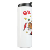 Oh Snap Gingerbread School Nurse Christmas Classic Thermosbeker (Gedraaid links)