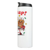 Oh Snap Gingerbread School Nurse Christmas Classic Thermosbeker (Geroteerd rechts)