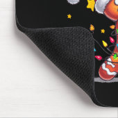 Oh Snap Gingerbreadman Xmas Golfer Golf Christmas Muismat (Hoek)